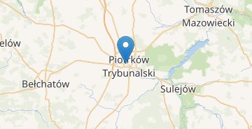 지도 Piotrkow Trybunalski