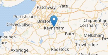 Mapa Keynsham