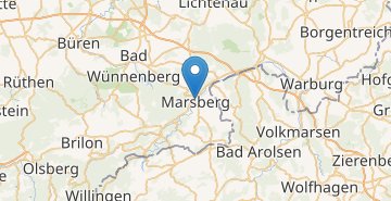 Karte Marsberg