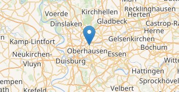 地図 Oberhausen