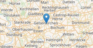 Zemljevid Gelsenkirchen