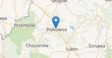 Kaart Polkowice