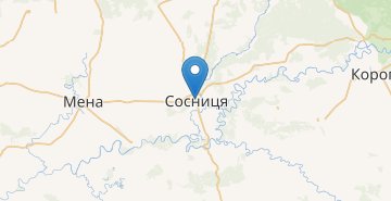 Mapa Sosnytsya (Chernihivska obl.)