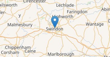 Kaart Swindon