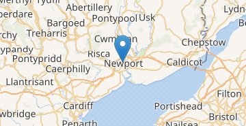 Zemljevid Newport