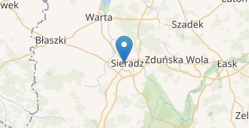 Zemljevid Sieradz