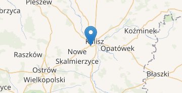 Карта Kalisz