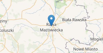 Peta Rawa Mazowiecka