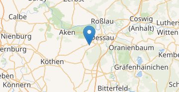 Kaart Dessau