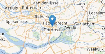 Mapa Dordrecht