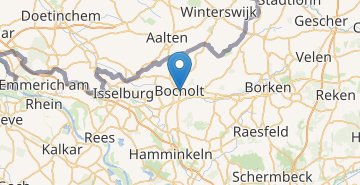 Žemėlapis Bocholt