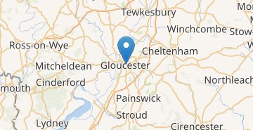 Karte Gloucester