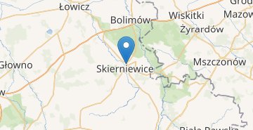 Χάρτης Skierniewice