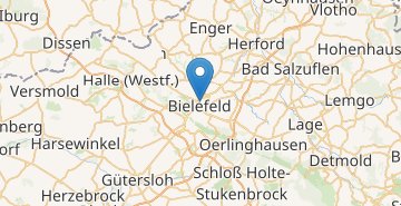 Mapa Bielefeld
