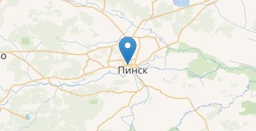Kaart Pinsk