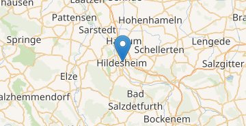 Zemljevid Hildesheim