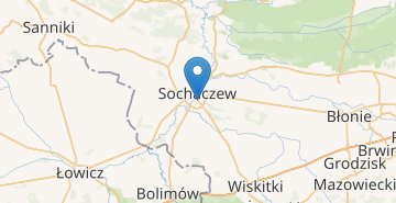 Žemėlapis Sochaczew