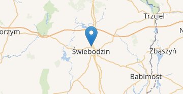 Kaart Swiebodzin