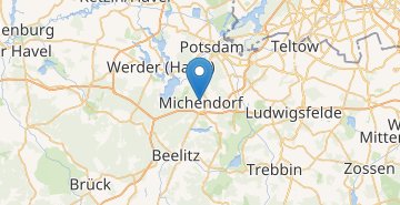 Mapa Michendorf