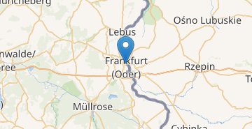 Kaart Frankfurt am Oder