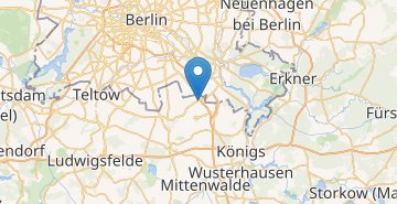 Zemljevid Berlin airport Shonefeld