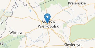 Žemėlapis Gorzow Wielkopolski