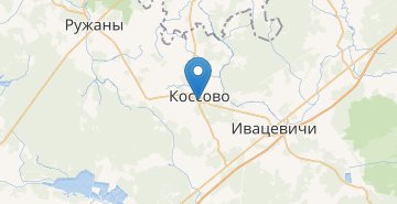 Zemljevid Kossovo