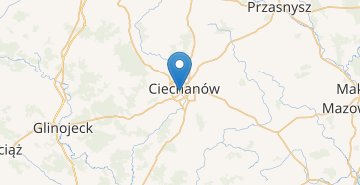 Kaart Ciechanow