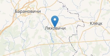 Žemėlapis Lyakhovichi (Lyakhovichskiy r-n)