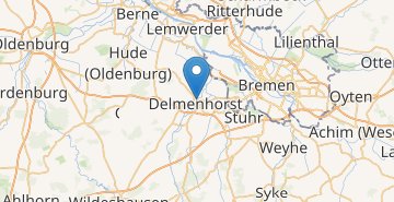 Mapa Delmenhorst