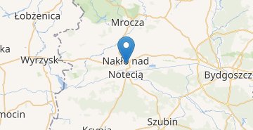 Карта Naklo nad Notecia