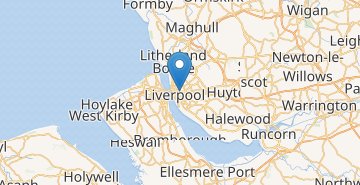 Zemljevid Liverpool