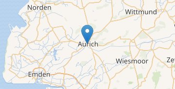 Kaart Aurich