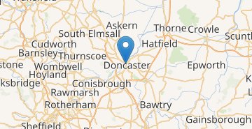 Zemljevid Doncaster