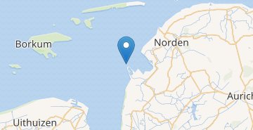 Kaart Norddeich