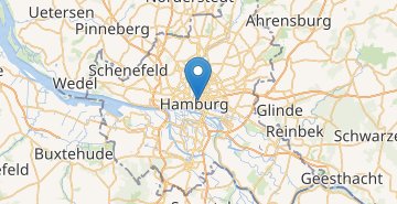 Kaart Hamburg