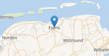 Zemljevid Esens