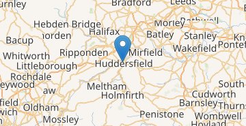 Kartta Huddersfield