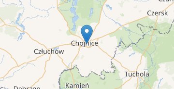 Zemljevid Chojnice