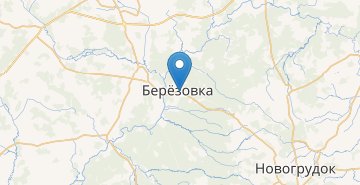지도 Beryozovka (Lidskiy r-n)