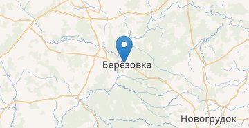 Mapa Berezovka (Grodnenskaya obl.)