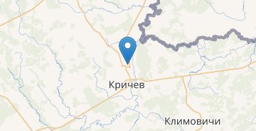 Zemljevid Krychaw