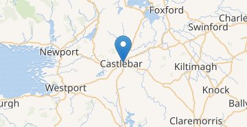 Kaart Castlebar