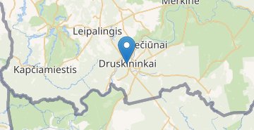 Zemljevid Druskininkai