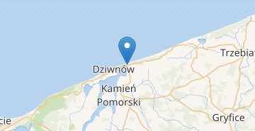 地図 Dziwnowek