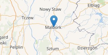 地図 Malbork