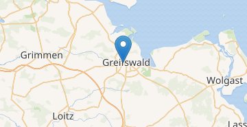 Žemėlapis Greifswald