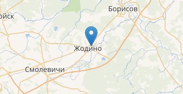 Žemėlapis Zhodzina