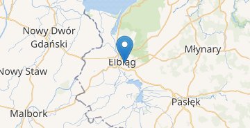 Karte Elblag