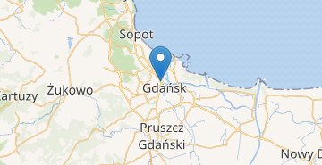 Karte Gdansk